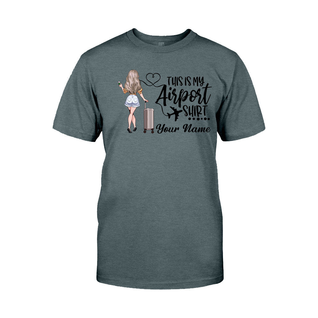 This Is My Airport Shirt - Personalized Travelling T-shirt and Hoodie