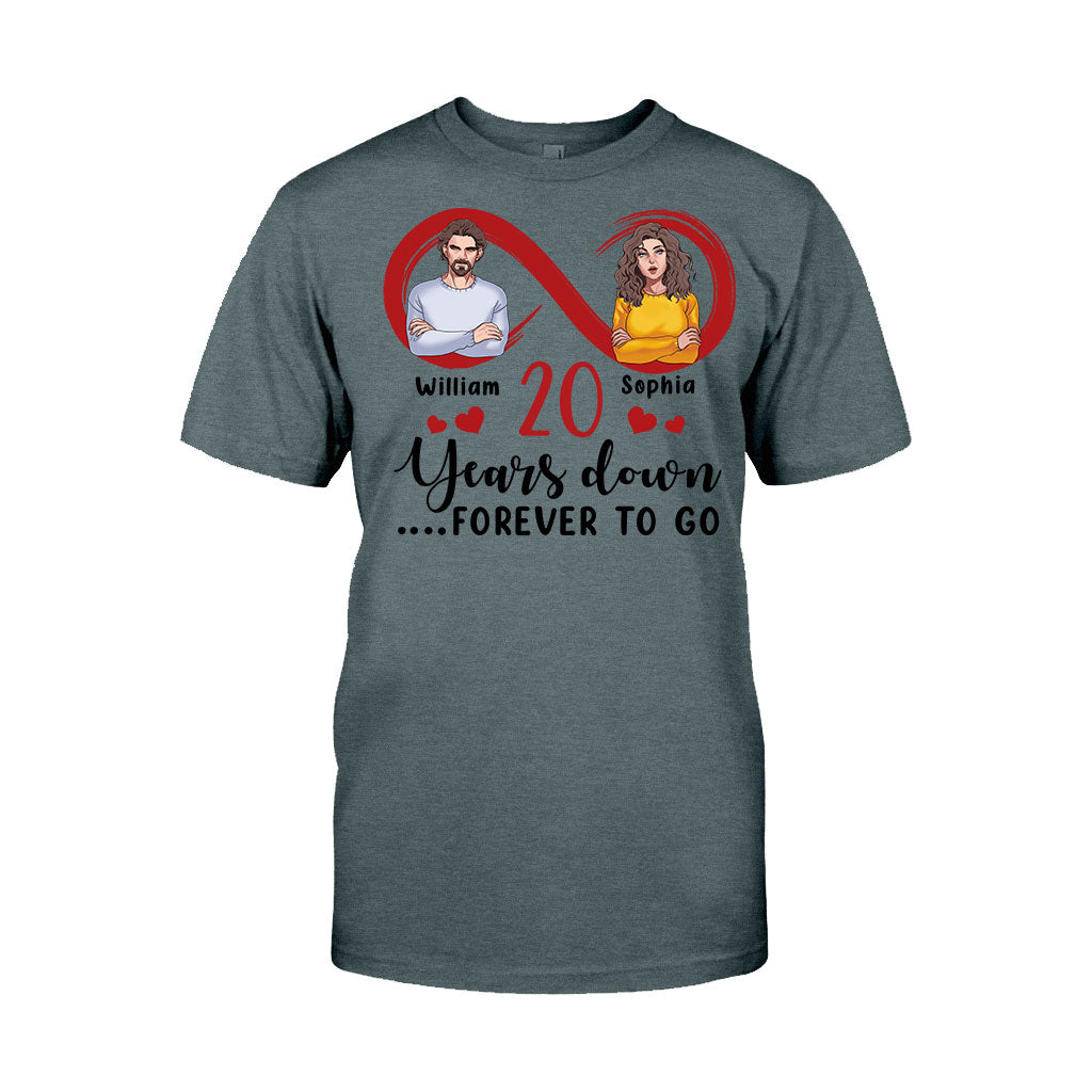 Forever To Go - Personalized Couple T-shirt and Hoodie