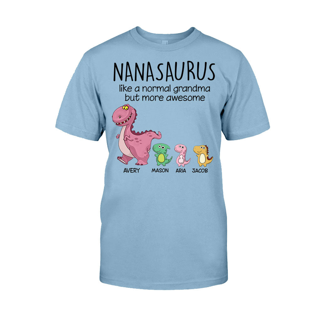 Grandmasaurus - Personalized Mother's day Grandma T-shirt and Hoodie