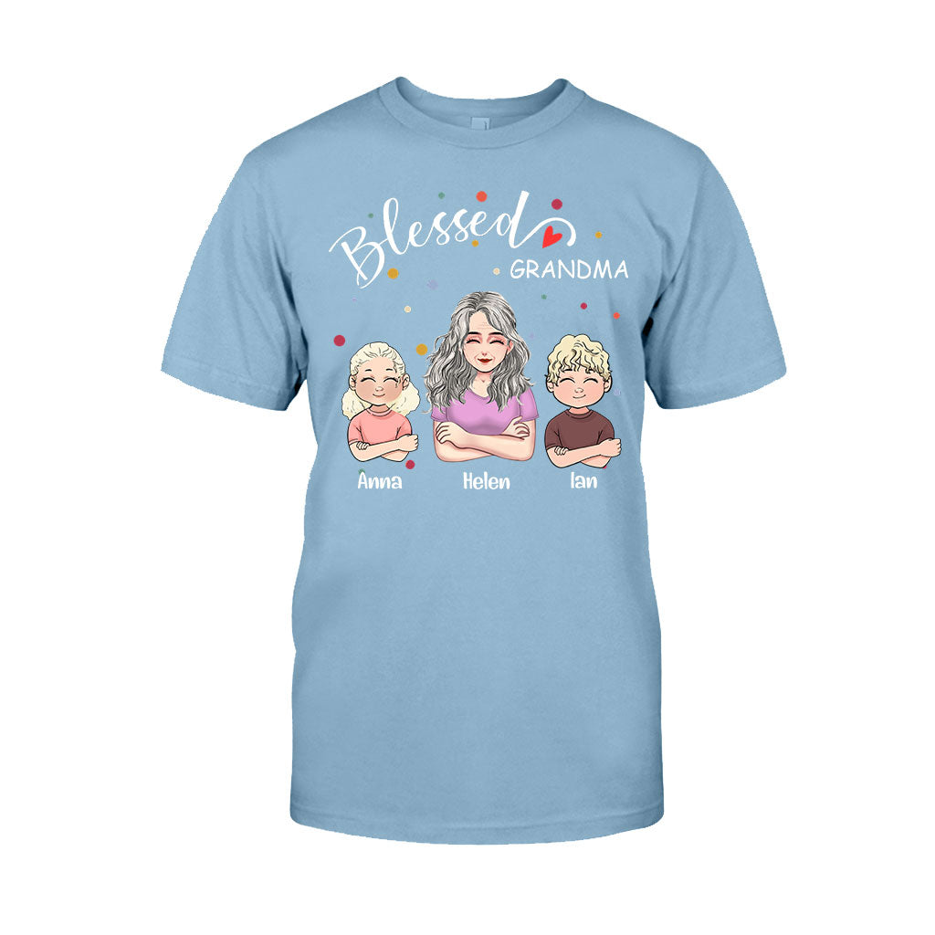 Blessed Grandpa - Personalized Mother's Day Grandma T-shirt and Hoodie