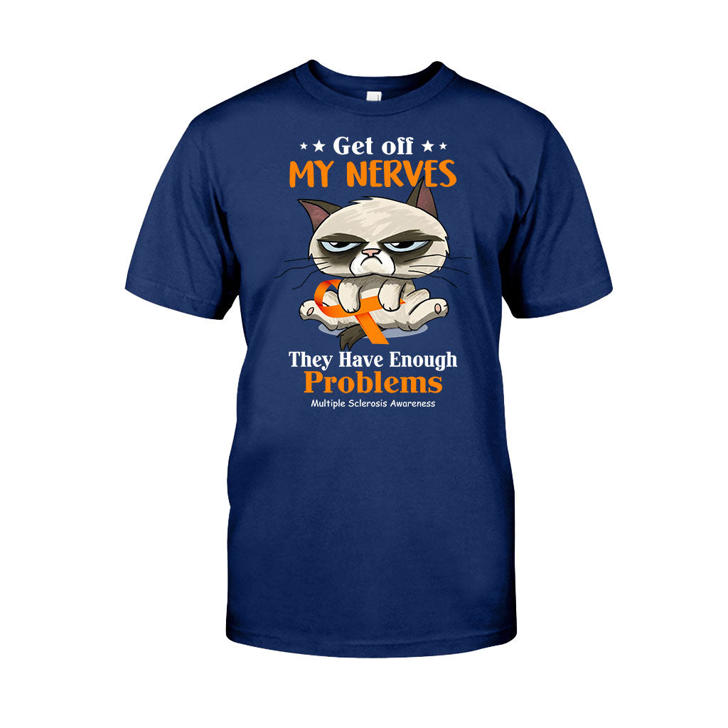 Get Off My Nerves - Multiple Sclerosis Awareness T-shirt And Hoodie 092021