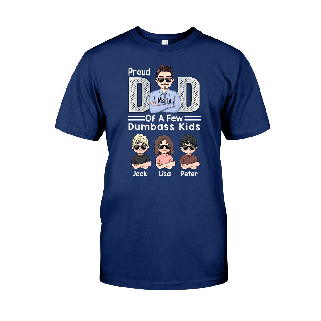 Proud Dad Of A Few - Personalized Father's Day Father T-shirt and Hoodie