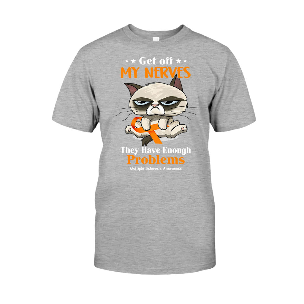 Get Off My Nerves - Multiple Sclerosis Awareness T-shirt And Hoodie 092021