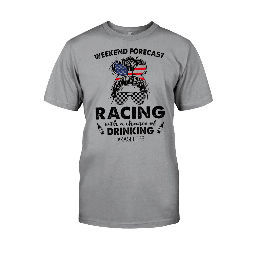 Weekend Forecast - Racing T-shirt And Hoodie 082021