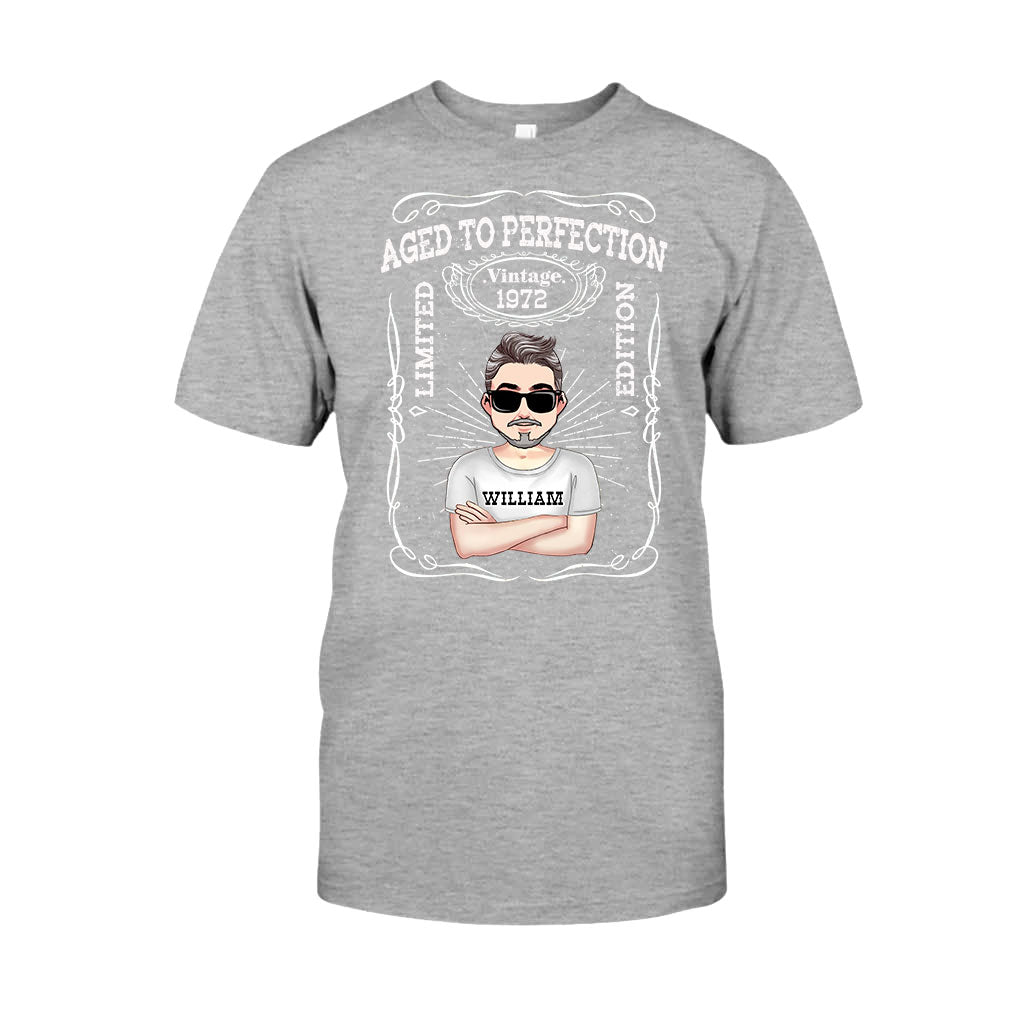 Aged To Perfection - Personalized Birthday T-shirt and Hoodie