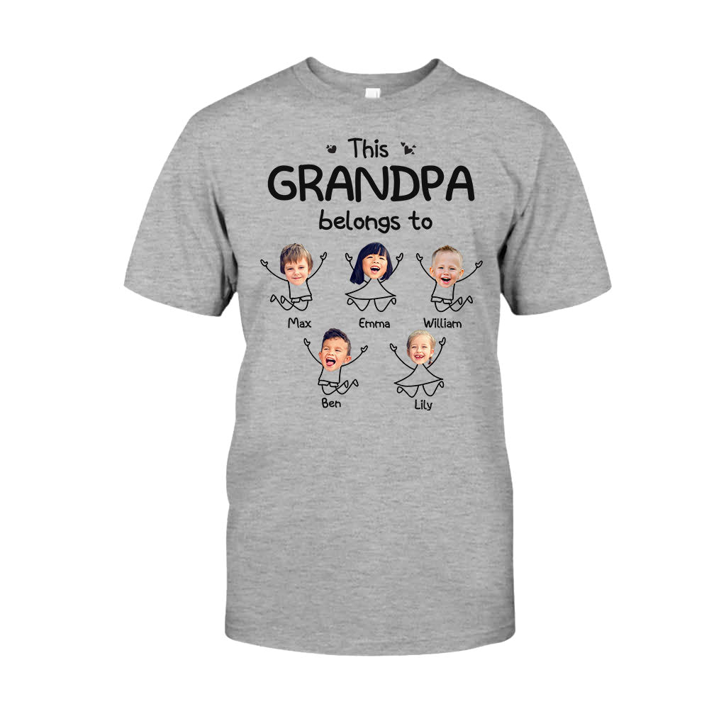 This Grandpa Belong To - Personalized Father's Day Grandpa T-shirt and Hoodie