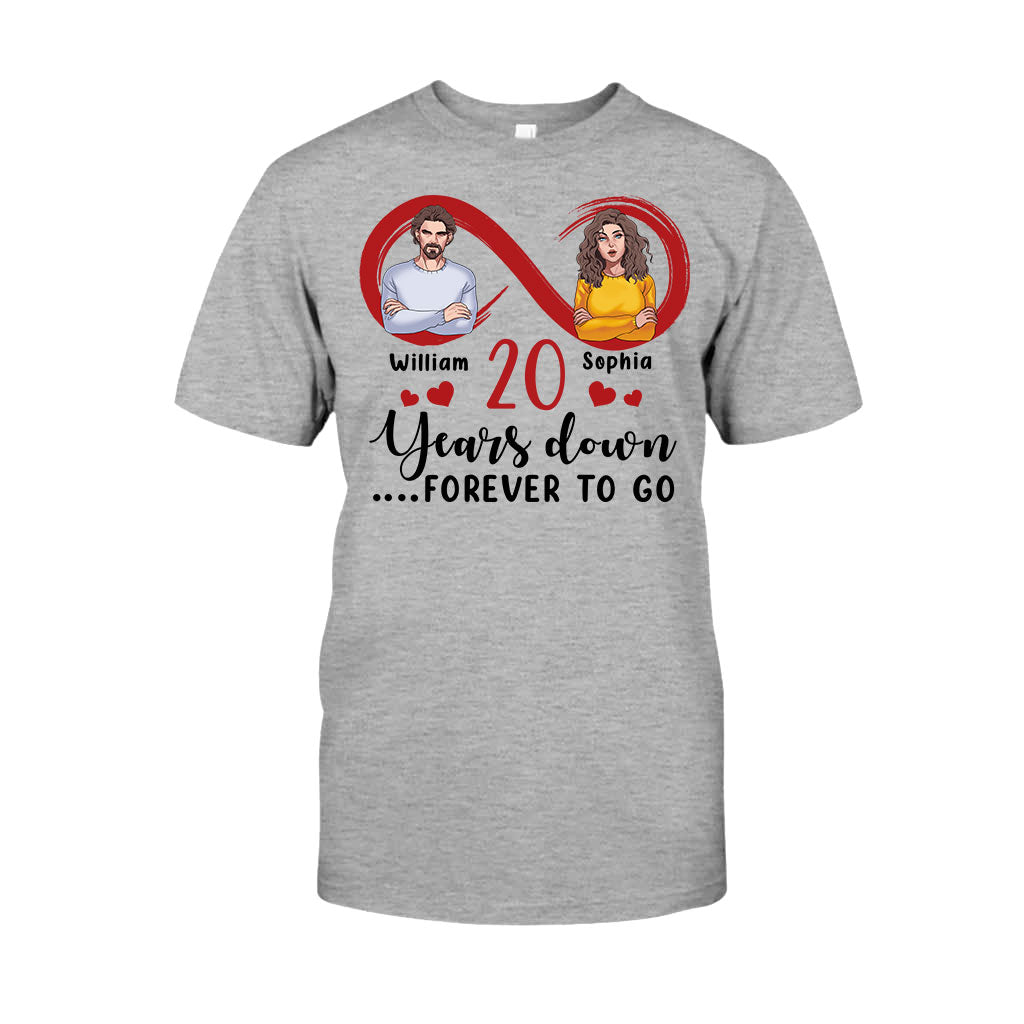 Forever To Go - Personalized Couple T-shirt and Hoodie