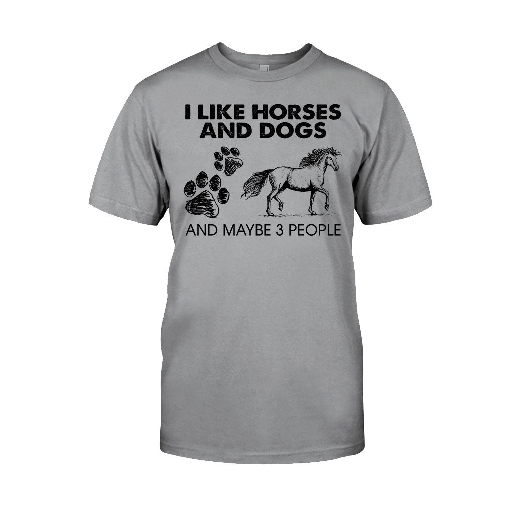 Like 3 People - Horse T-shirt And Hoodie 062021