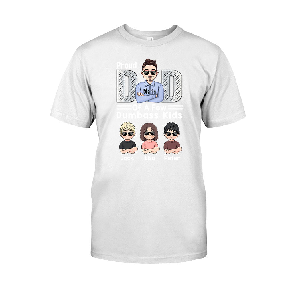 Proud Dad Of A Few - Personalized Father's Day Father T-shirt and Hoodie