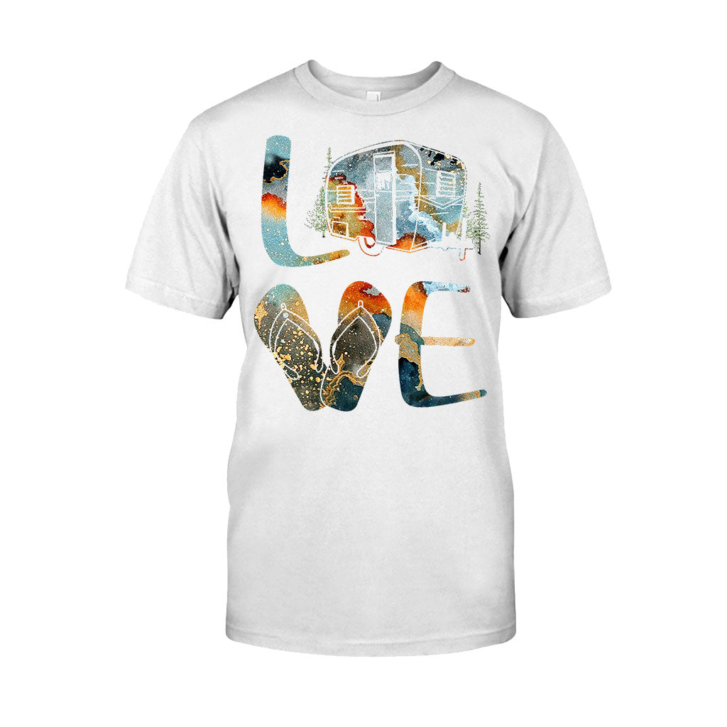 Love - Camping T-shirt and Hoodie 112021