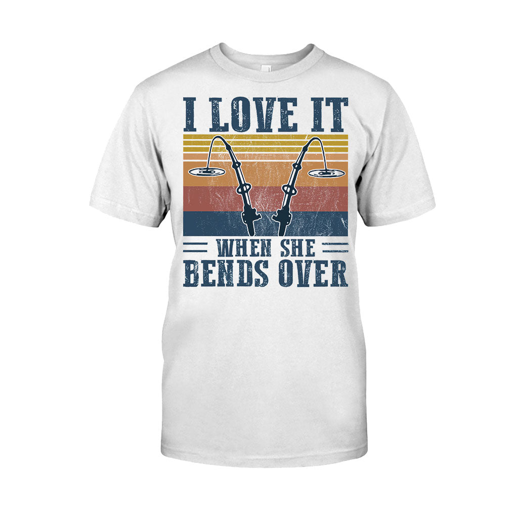 I Love It When It Bend Over - Fishing T-shirt and Hoodie 112021