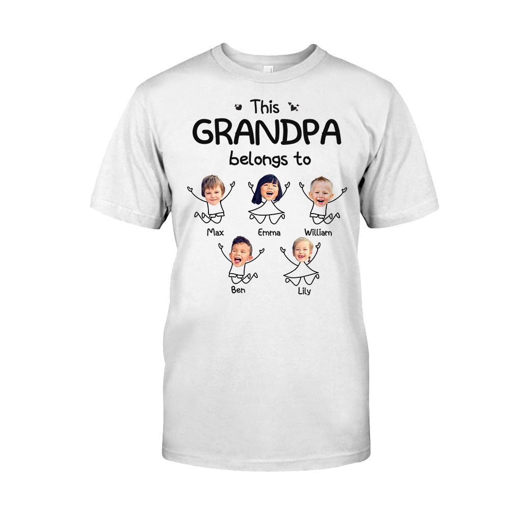 This Grandpa Belong To - Personalized Father's Day Grandpa T-shirt and Hoodie