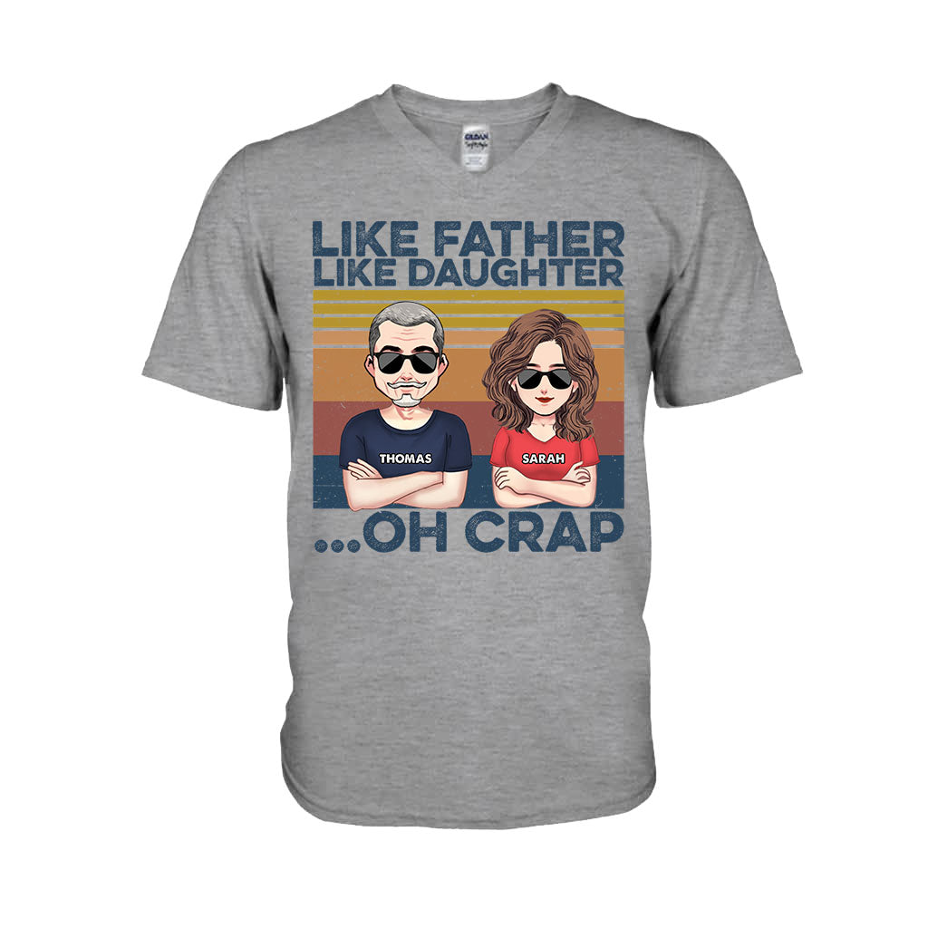 Like Father Like Son - Gift for dad, dad - Personalized T-shirt And Hoodie