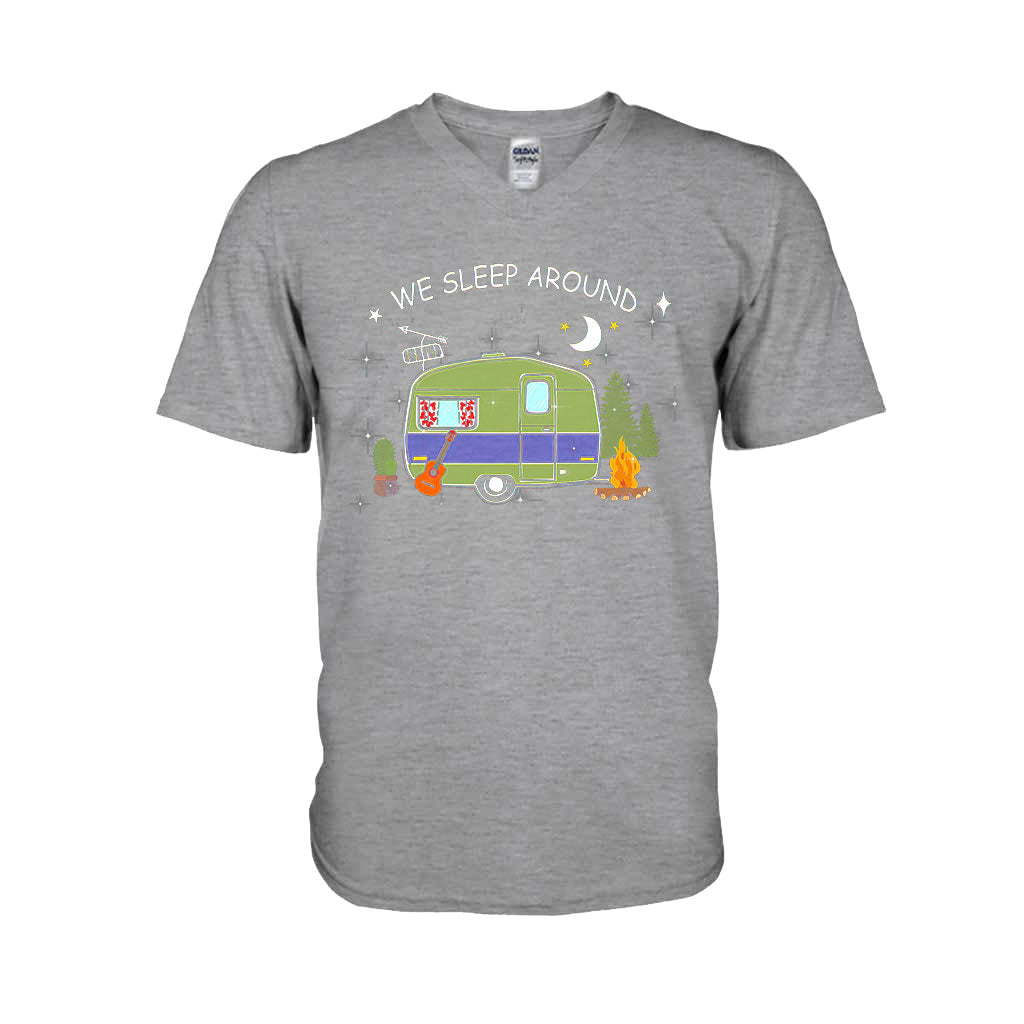 We Sleep Around - Camping T-shirt and Hoodie 112021