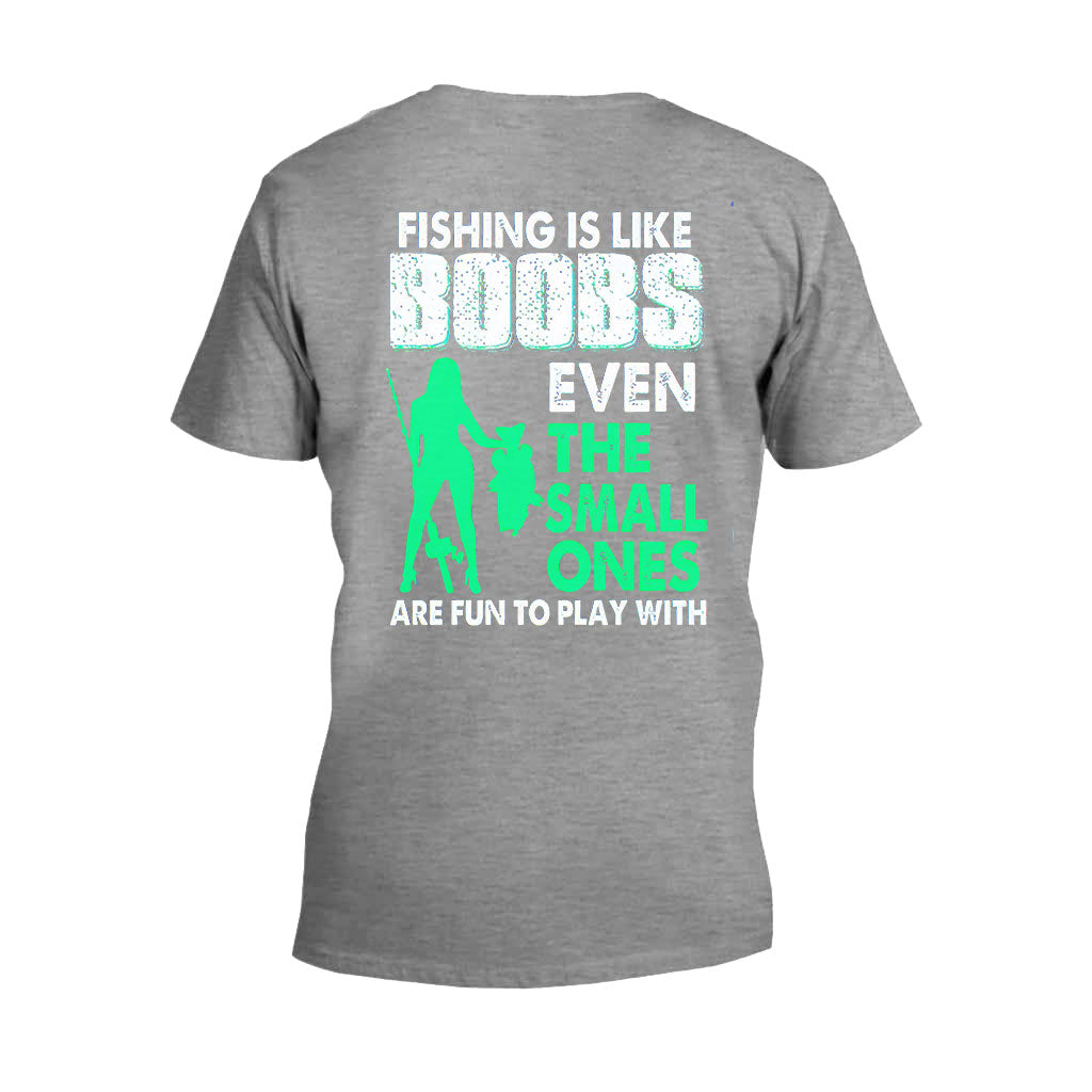 Fishing Is Like Boobs - T-shirt and Hoodie 1121