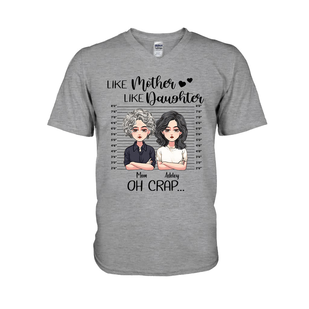 Like Mother Like Daughter - Personalized Mother's Day Mother T-shirt and Hoodie