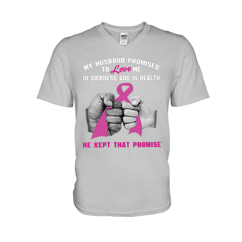 My Husband Promise - Breast Cancer Awareness T-shirt And Hoodie 072021
