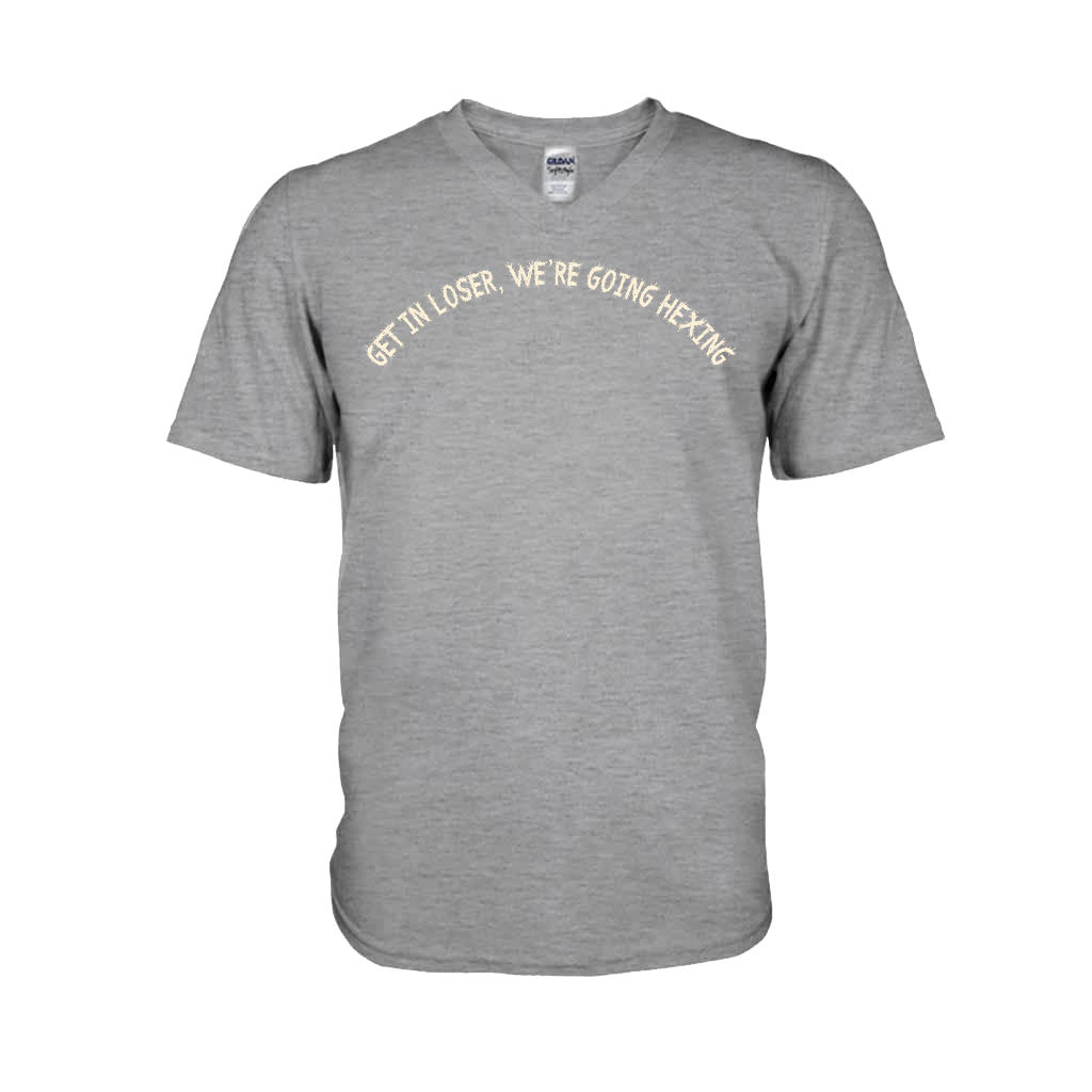 Get In Loser We're Going Hexing Witch - Personalized Halloween T-shirt and Hoodie
