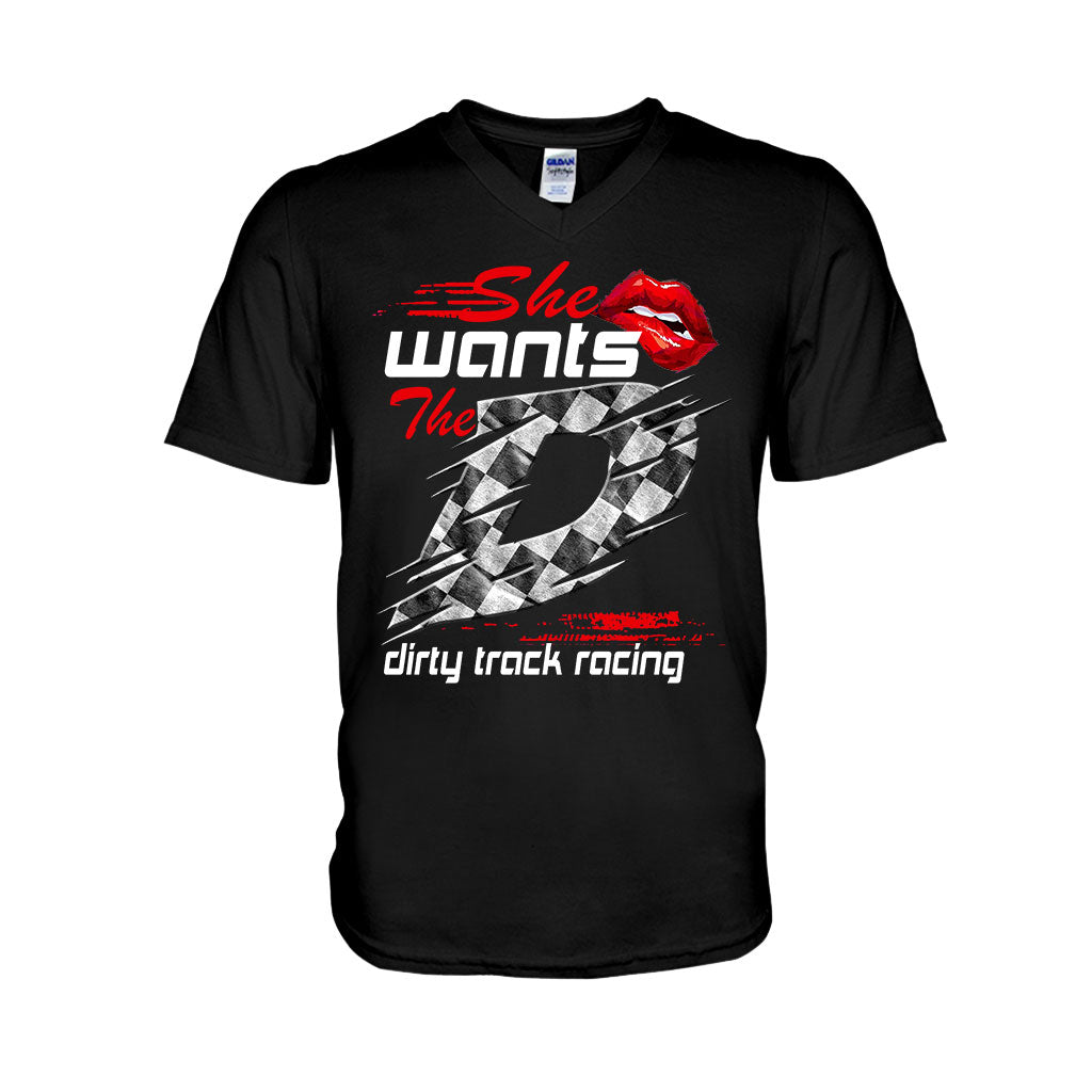 She Wants The D - Personalized Racing T-shirt and Hoodie
