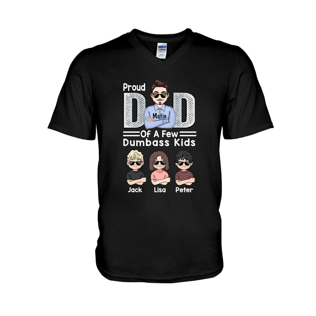 Proud Dad Of A Few - Personalized Father's Day Father T-shirt and Hoodie