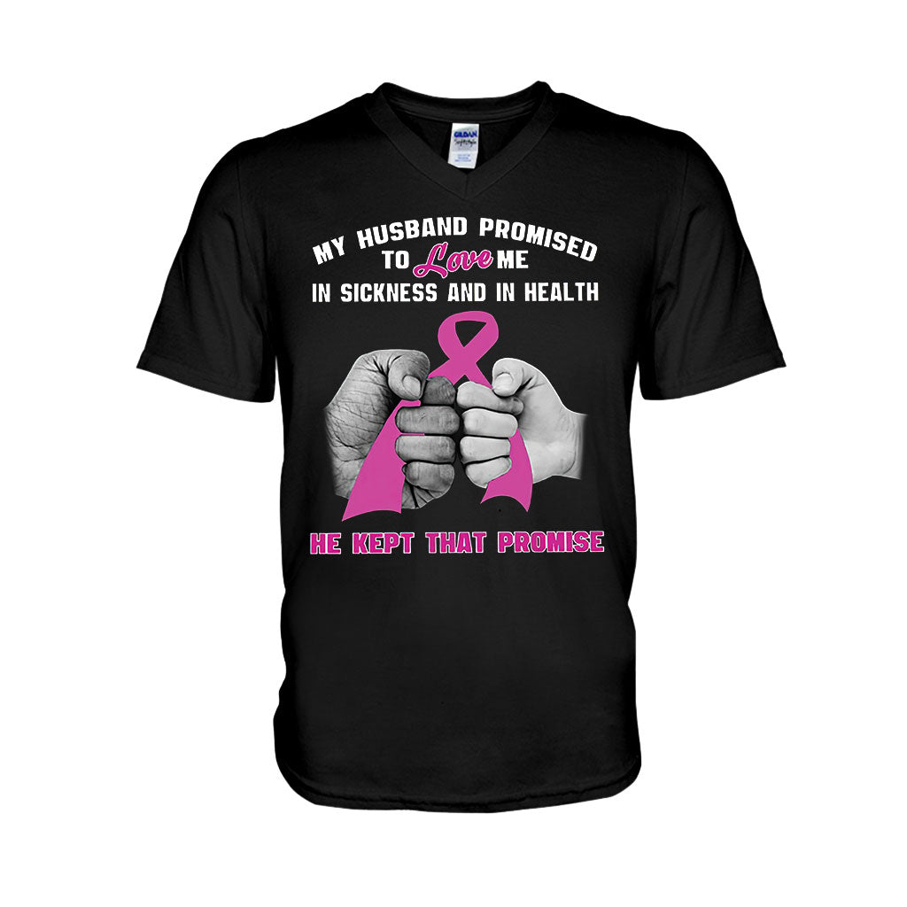 My Husband Promise - Breast Cancer Awareness T-shirt And Hoodie 072021