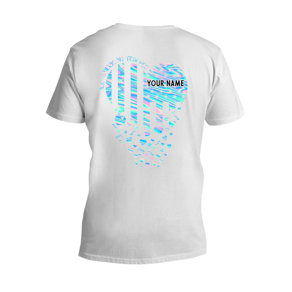 Proud Teacher - Personalized Independence Day T-shirt and Hoodie