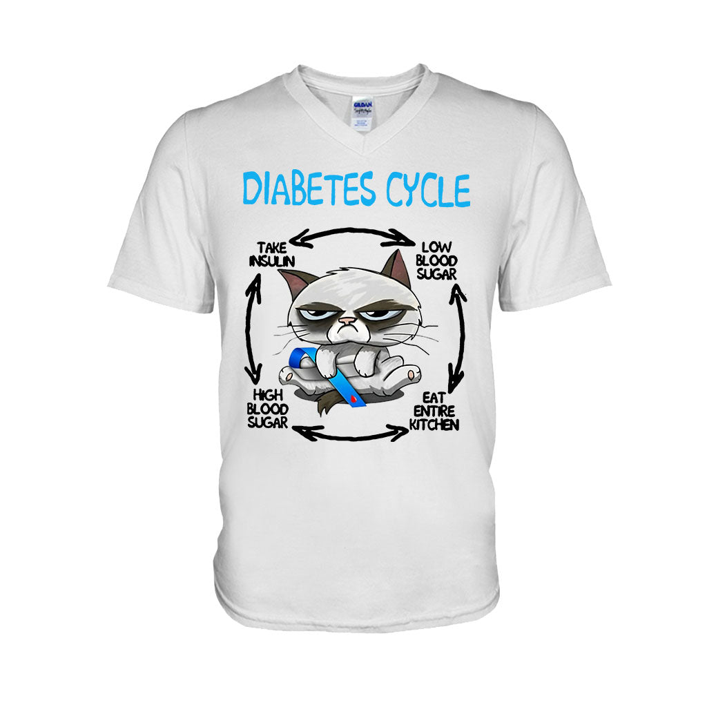 Diabetes Cycle - Diabetes Awareness T-shirt And Hoodie 082021