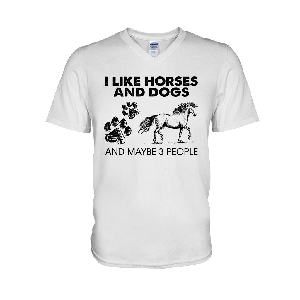 Like 3 People - Horse T-shirt And Hoodie 062021