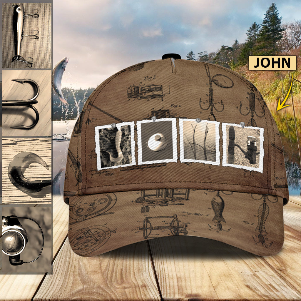 Vintage Fishing Custom Name - Personalized Fishing Classic Cap