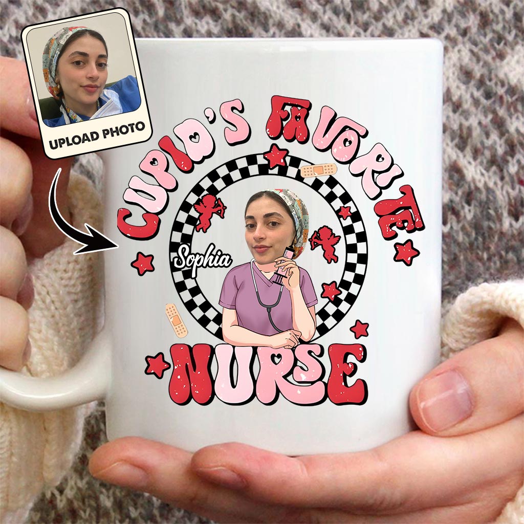 Cupid Favorite Nurse - Personalized Nurse Mug