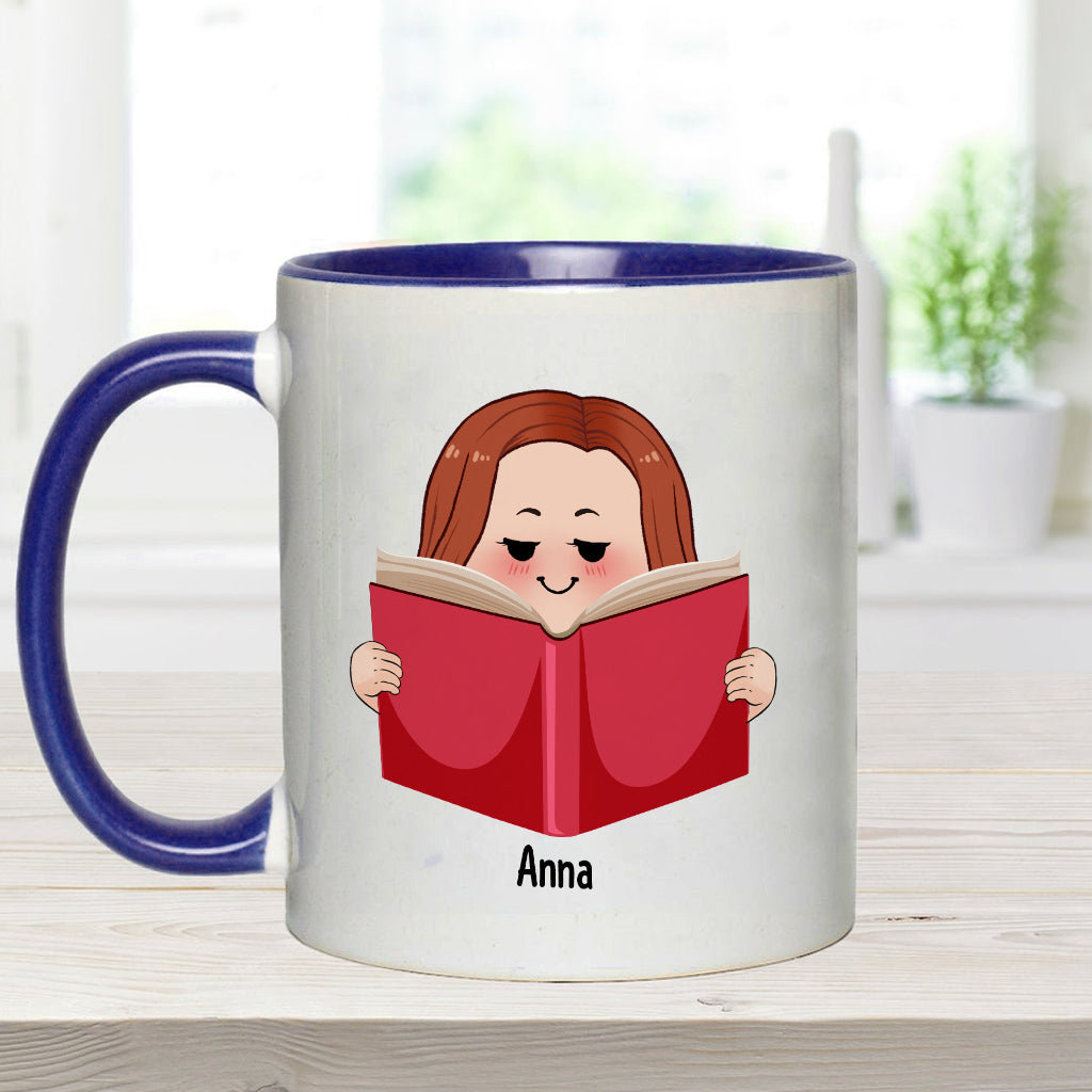 This Book I’m Reading Is Practically Porn - Personalized Book Accent Mug