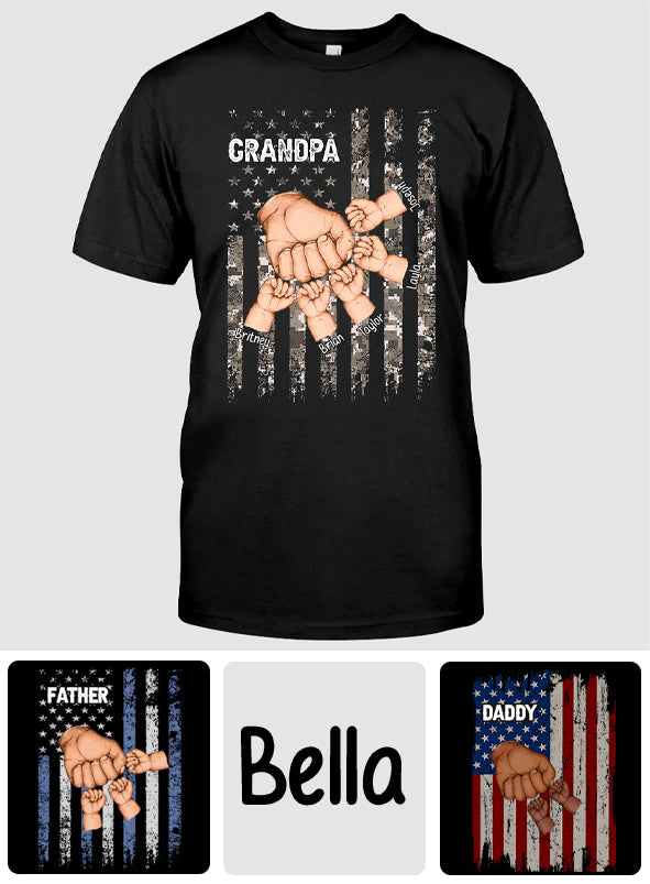 Best Grandpa/Papa/Dad Ever - Personalized Grandpa T-shirt And Hoodie