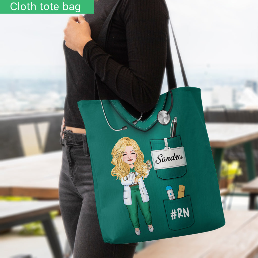 Nurse Nutrition Facts - Personalized Nurse Tote Bag