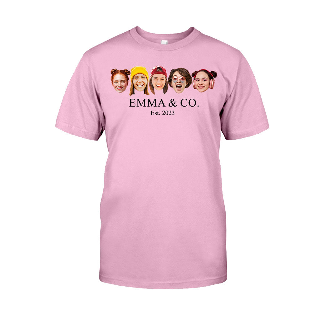 Besties & Co. Face Custom - Personalized Bestie T-shirt And Hoodie