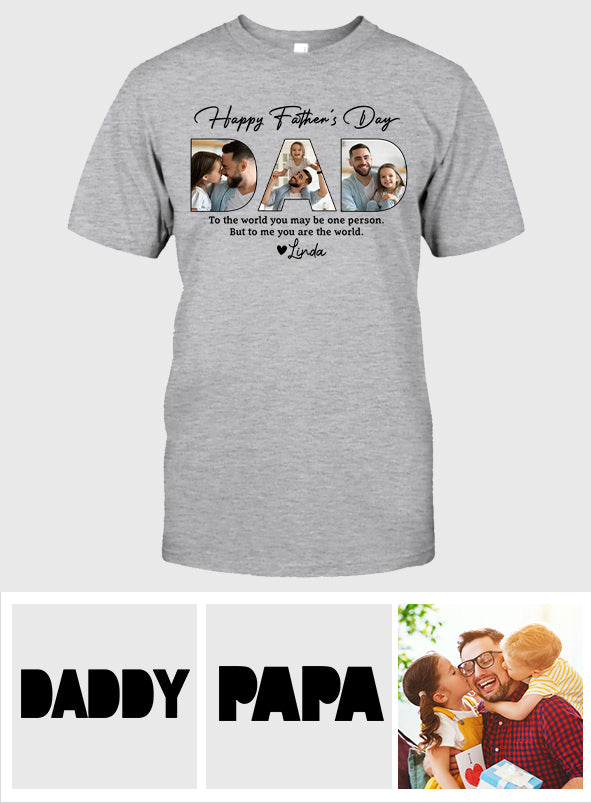 Happy Father's Day Dad - Personalized Father T-shirt And Hoodie