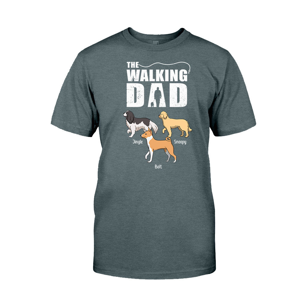 The Walking Dad - Personalized Dog T-shirt And Hoodie