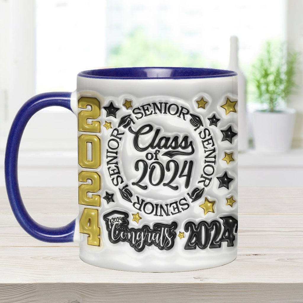 Class Of 2024 - Personalized Graduation Accent Mug