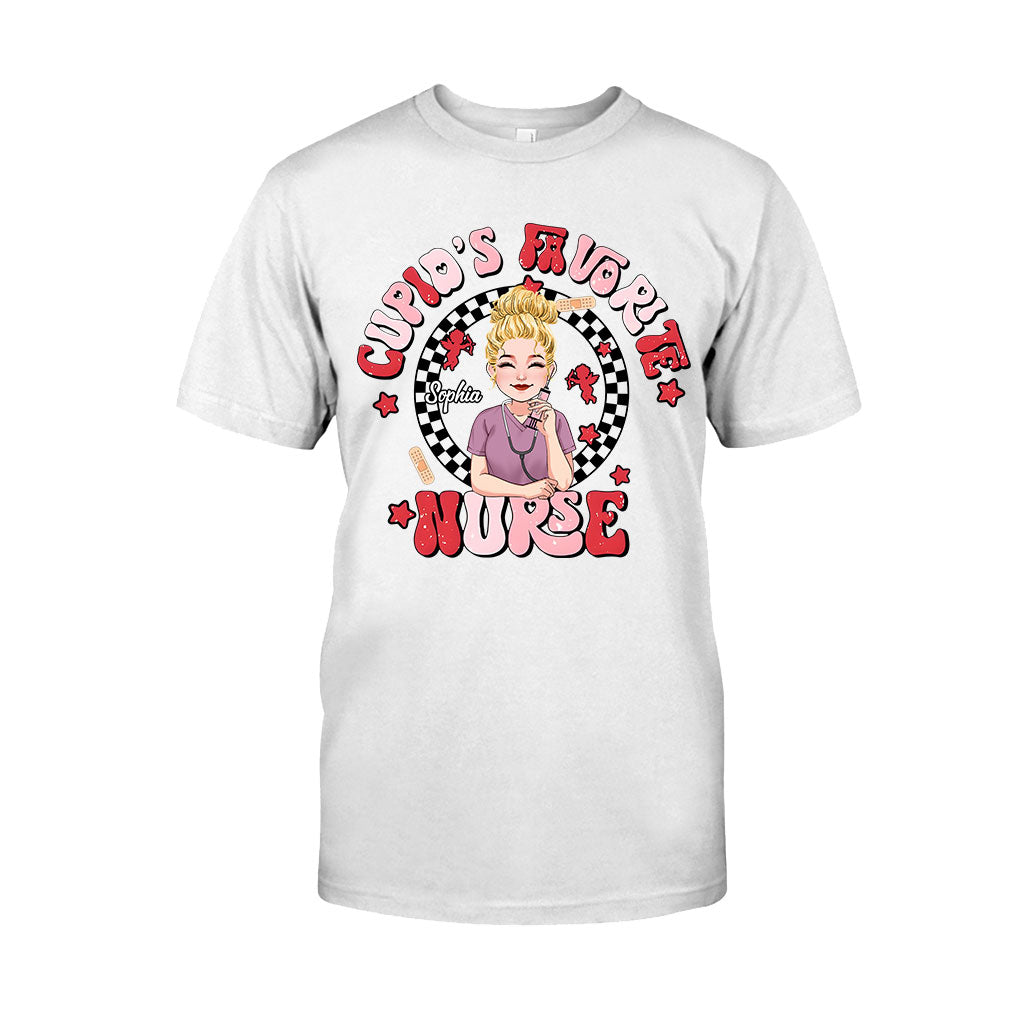 Cupid Favorite Nurse - Personalized Nurse T-shirt And Hoodie