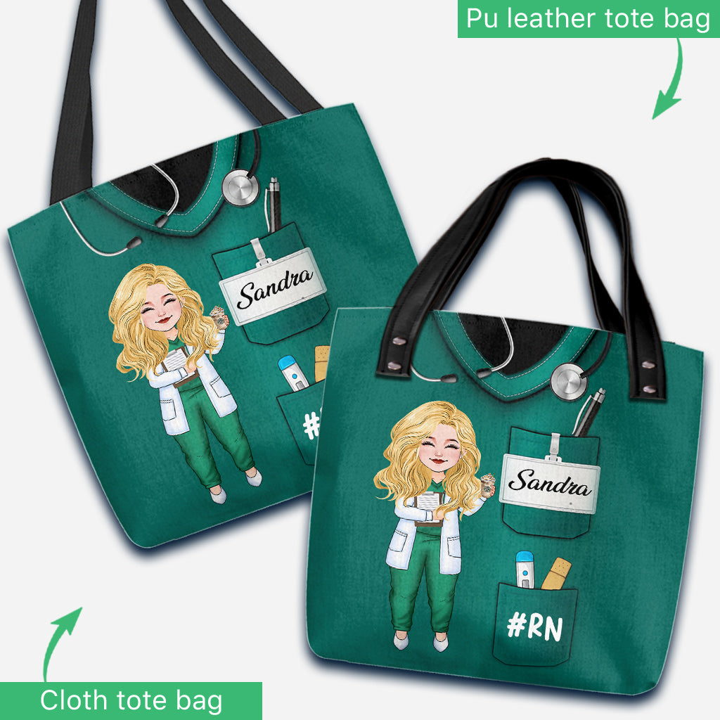Nurse Nutrition Facts - Personalized Nurse Tote Bag