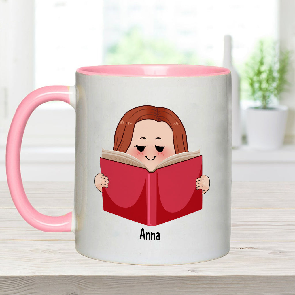 This Book I’m Reading Is Practically Porn - Personalized Book Accent Mug