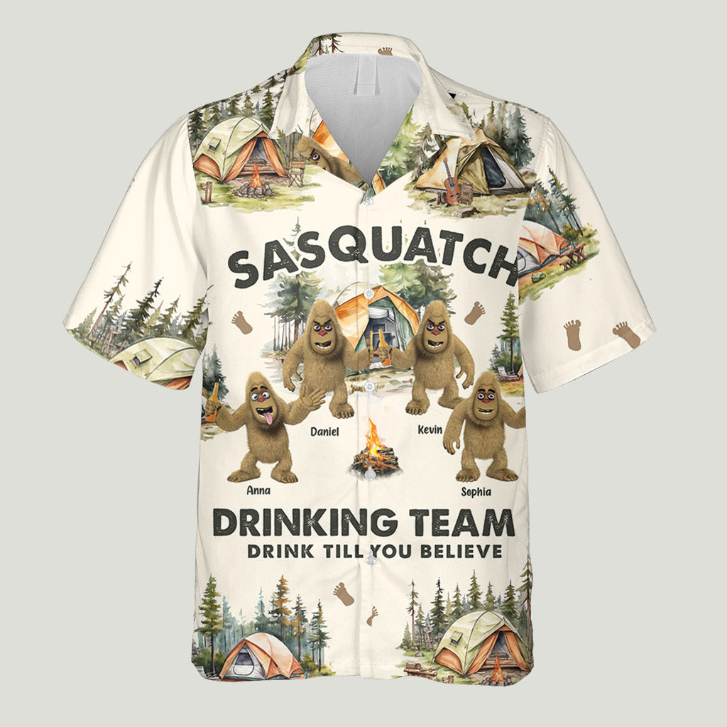 Drink Till You Believe - Personalized Camping Hawaiian Shirt