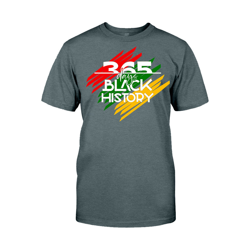 365 Days Black History - Personalized African American T-shirt And Hoodie