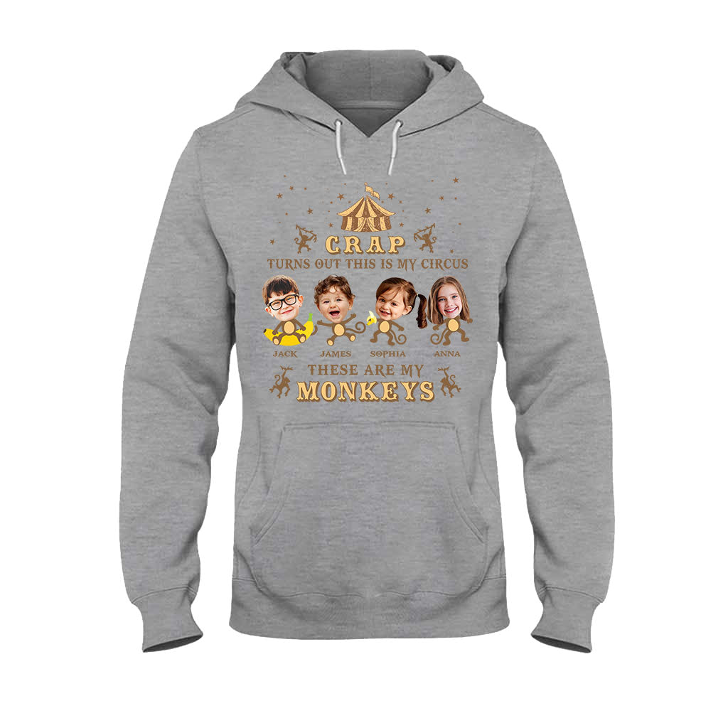 This Is My Circus These Are My Monkeys - Personalized Mother T-shirt And Hoodie