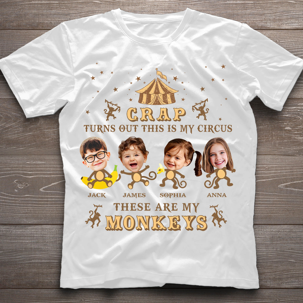 This Is My Circus These Are My Monkeys - Personalized Mother T-shirt And Hoodie