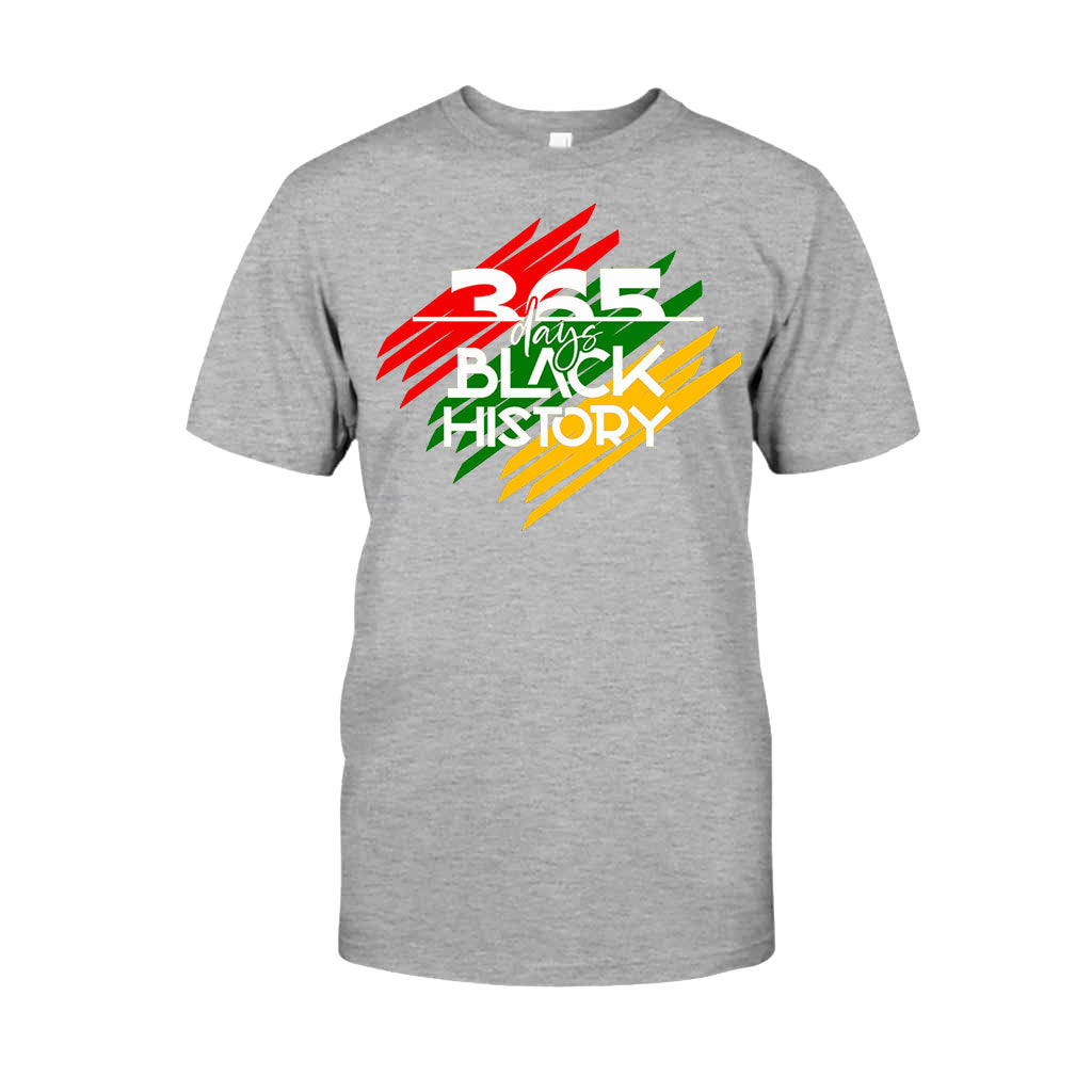 365 Days Black History - Personalized African American T-shirt And Hoodie