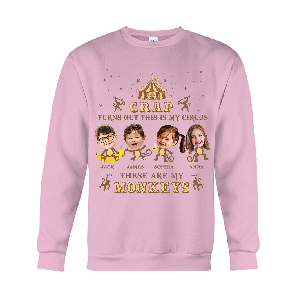 This Is My Circus These Are My Monkeys - Personalized Mother T-shirt And Hoodie