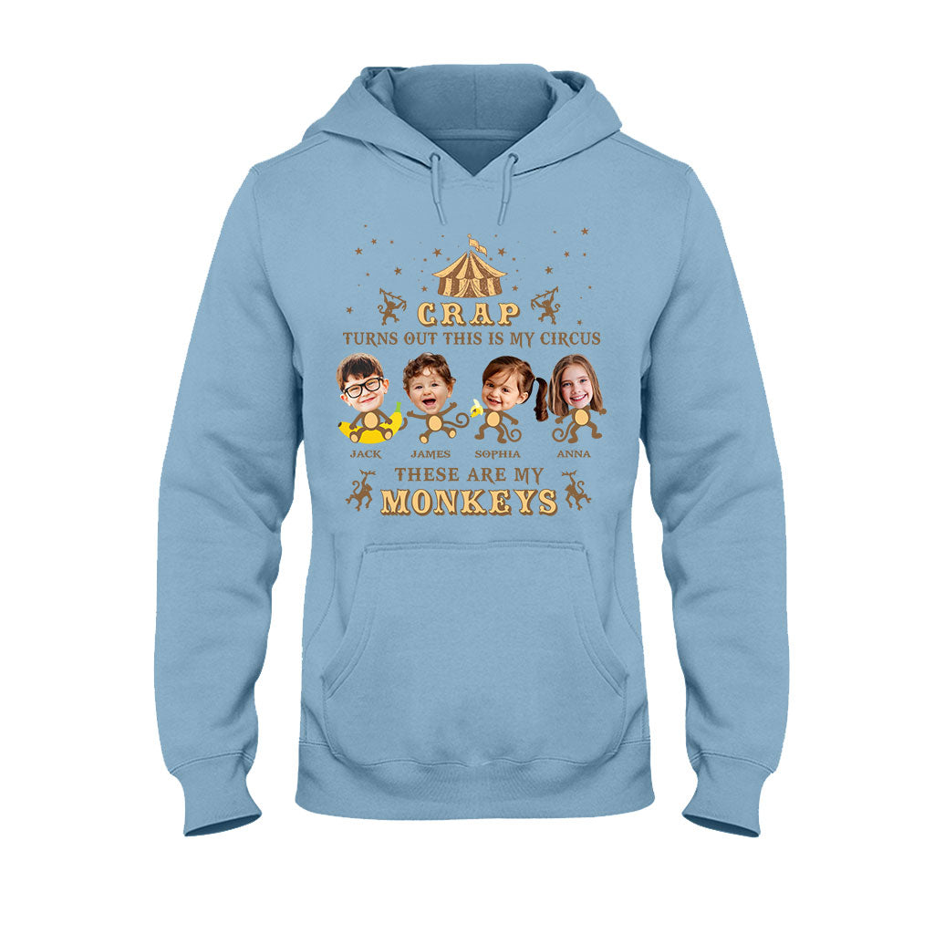 This Is My Circus These Are My Monkeys - Personalized Mother T-shirt And Hoodie