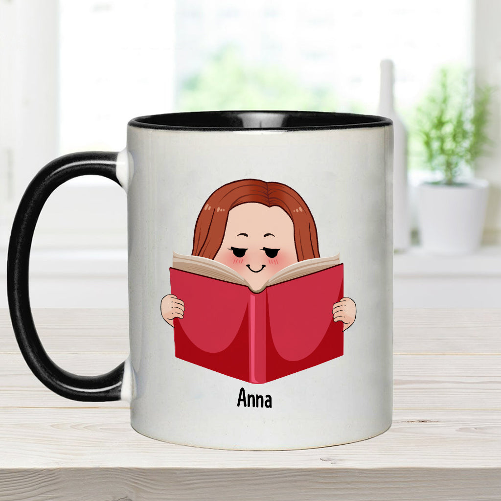This Book I’m Reading Is Practically Porn - Personalized Book Accent Mug
