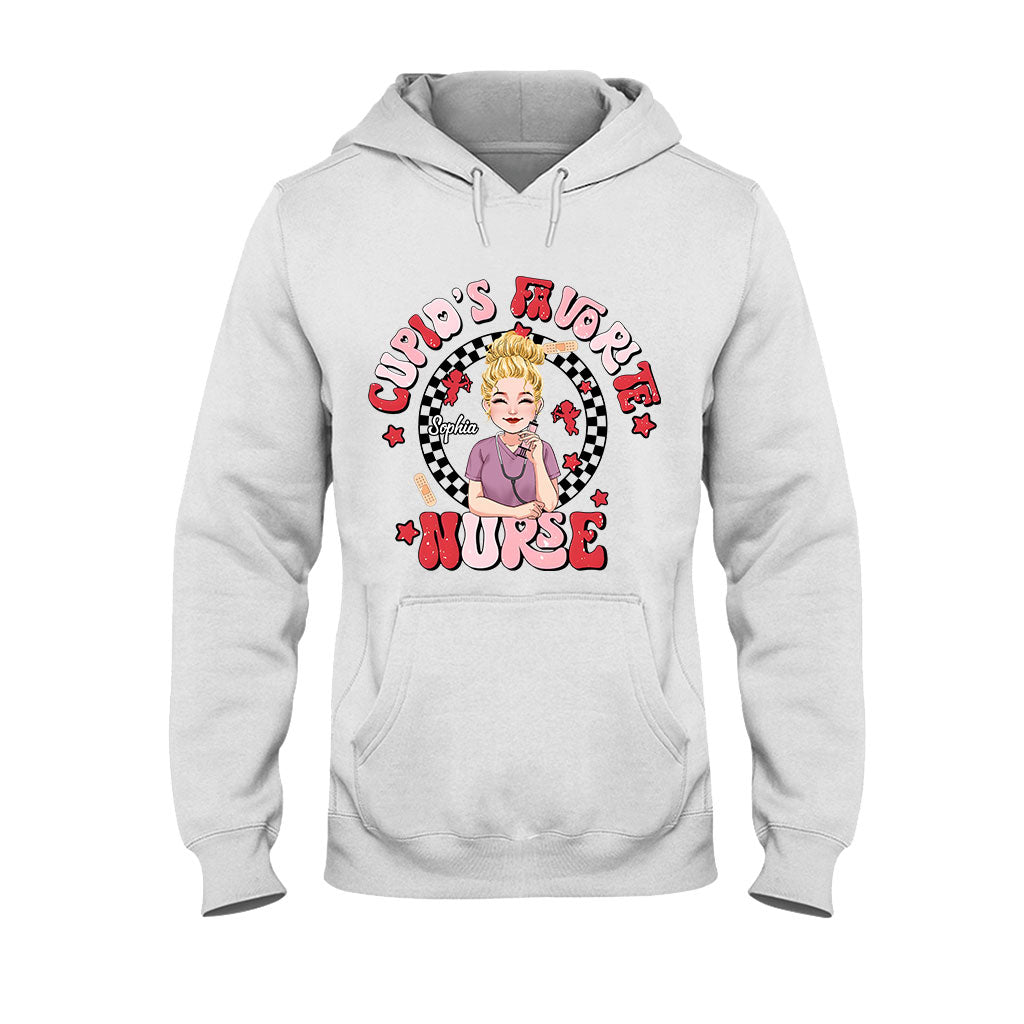 Cupid Favorite Nurse - Personalized Nurse T-shirt And Hoodie