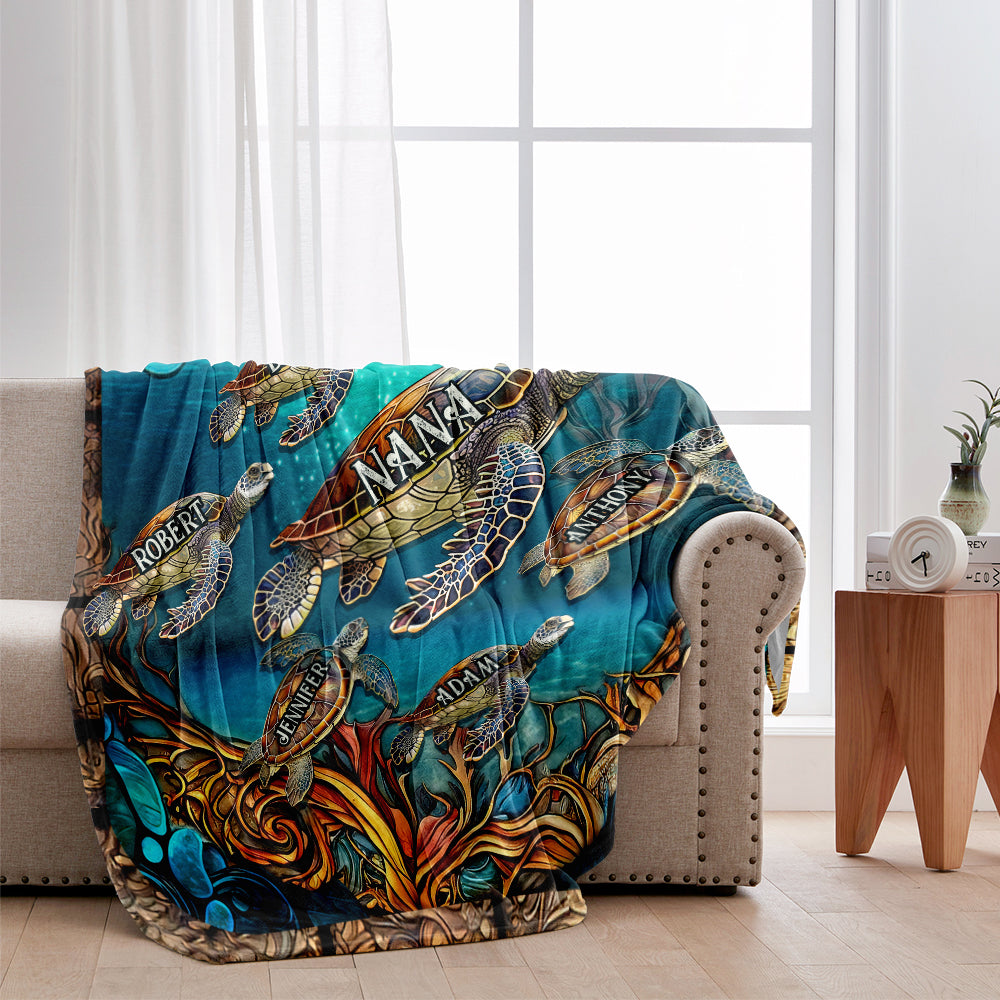 This Grandma/Momma Belongs To - Personalized Grandma Blanket